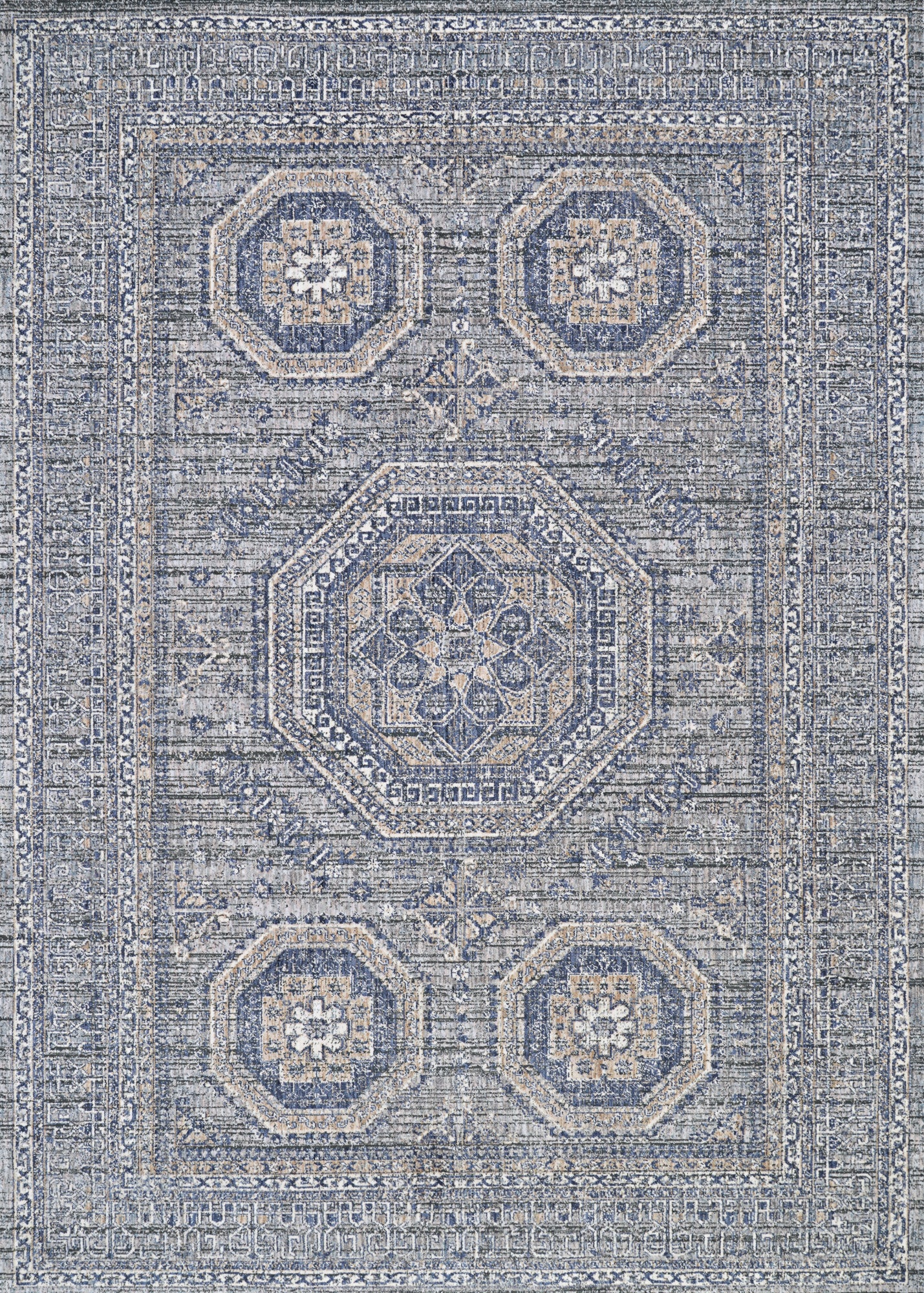 Couristan Savoy Abadeh Denim Rug 5'3" x 7'2"