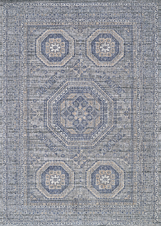 Couristan Savoy Abadeh Denim Rug 5'3" x 7'2"