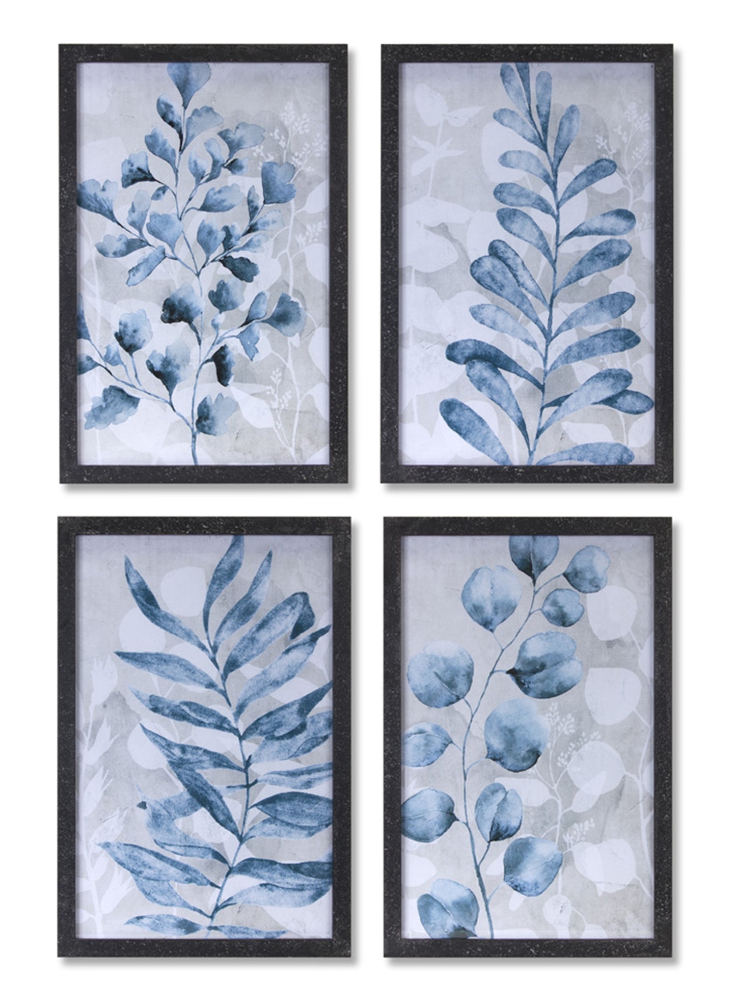 Foliage Print (Set Of 4) 15.75" x 23.75"H Mdf/Glass