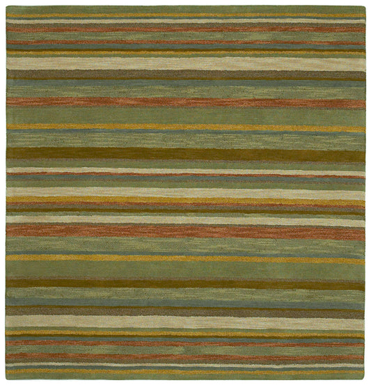 Kaleen Tara Square Collection Dark Natural Area Rug 7'9" x 7'9"