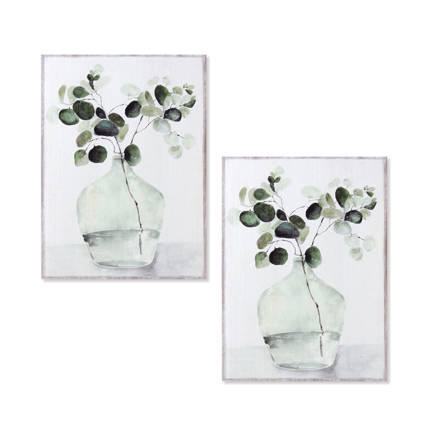 Eucalyptus Plaque (Set Of 2) 23" x 31.5"H Mdf