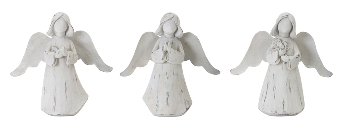 Angel (Set Of 6) 6.25"H Resin