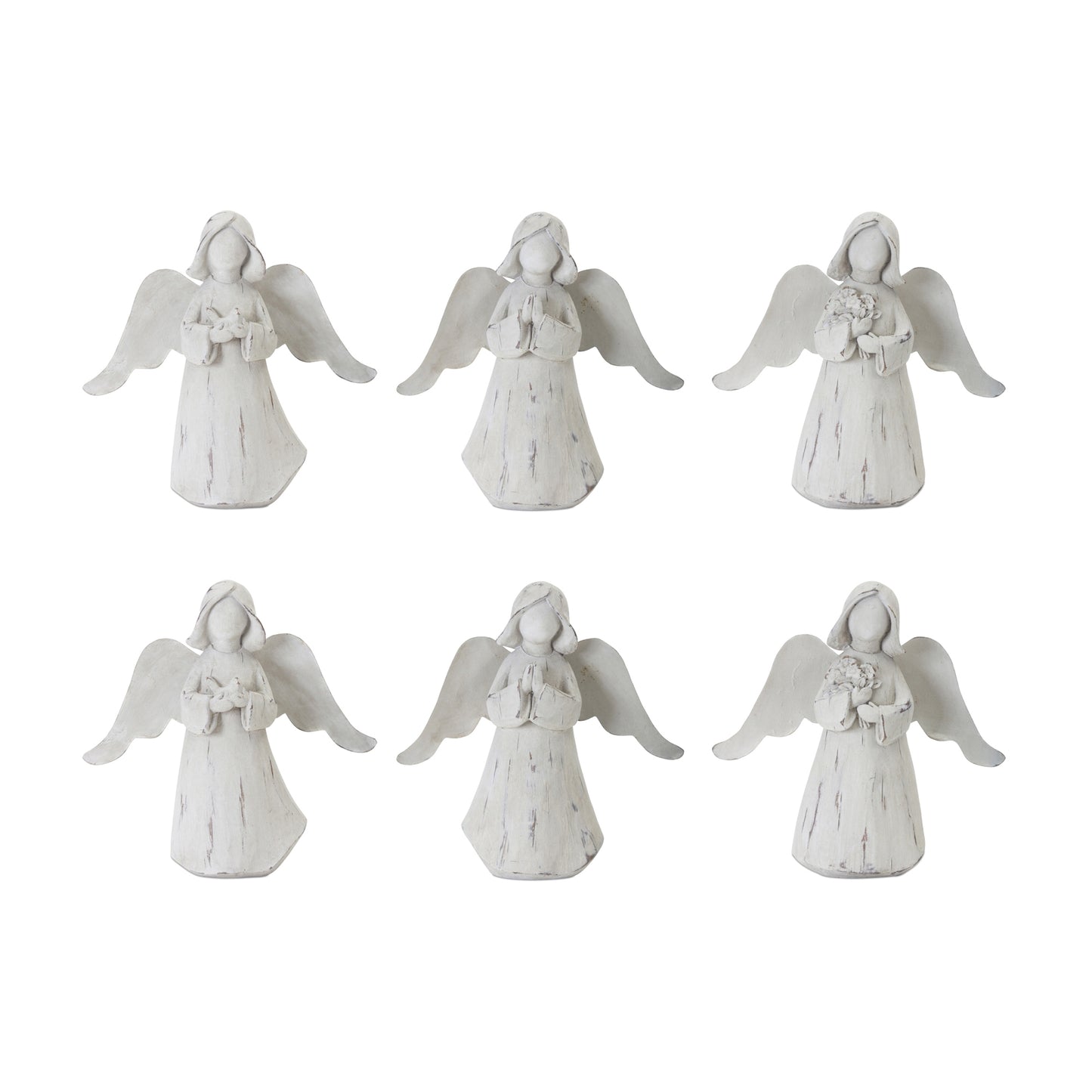 Angel (Set Of 6) 6.25"H Resin