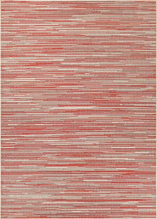 Couristan Monaco Alassio Sand-Maroon-Salmon Runner Rug 2'3" x 7'10"