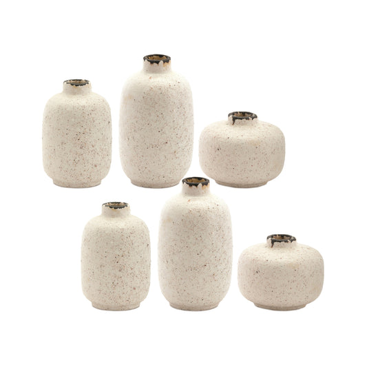 Mini Vase (Set Of 3) 3.5"H, 5.25"H, 6.5"H Terra Cotta