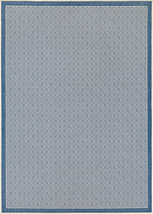 Couristan Monaco Sea Pier Sand-Azure Rug 8'6" x 13'