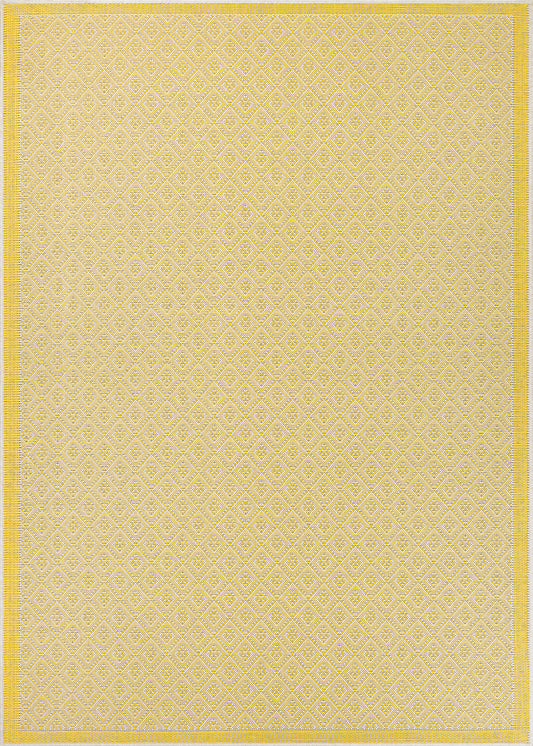 Couristan Monaco Sea Pier Sand-Lemon Rug 5'3" x 7'6"