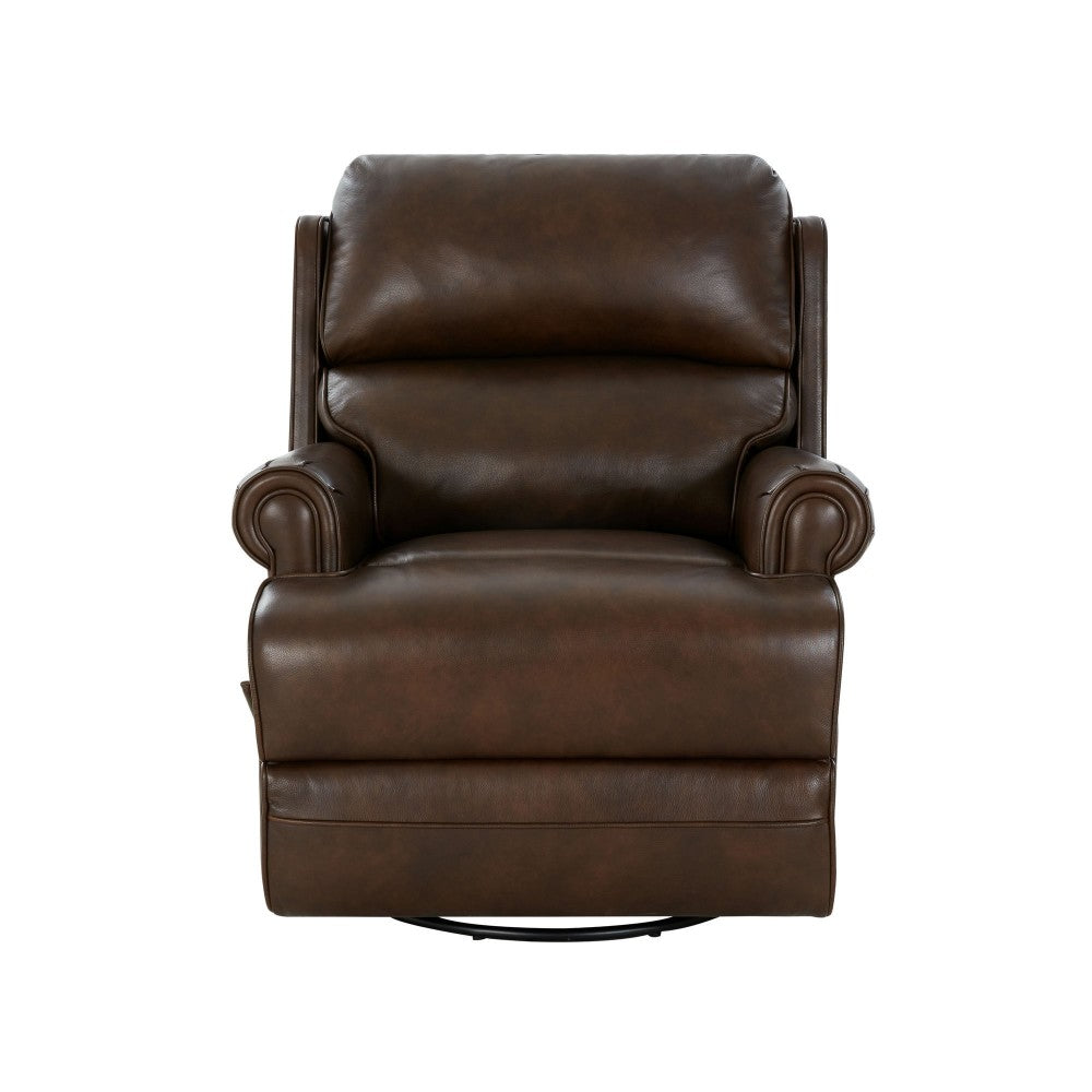 8-1117 The Club Swivel Glider Recliner, Ashford Walnut