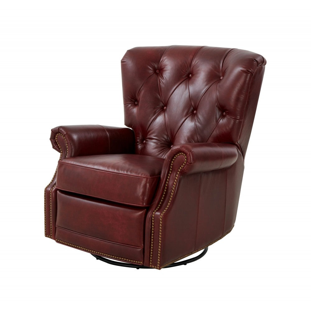 8-1118 Heritage Swivel Glider Recliner, Emerson Sangria
