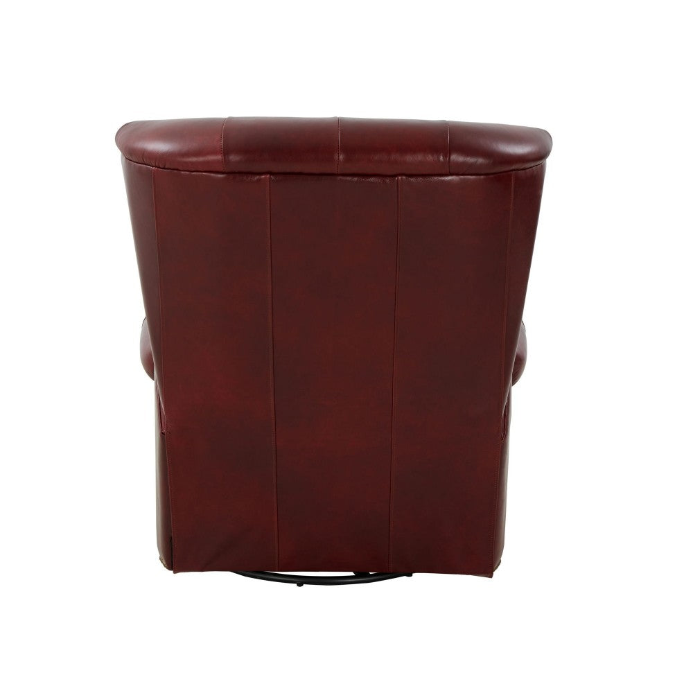 8-1118 Heritage Swivel Glider Recliner, Emerson Sangria