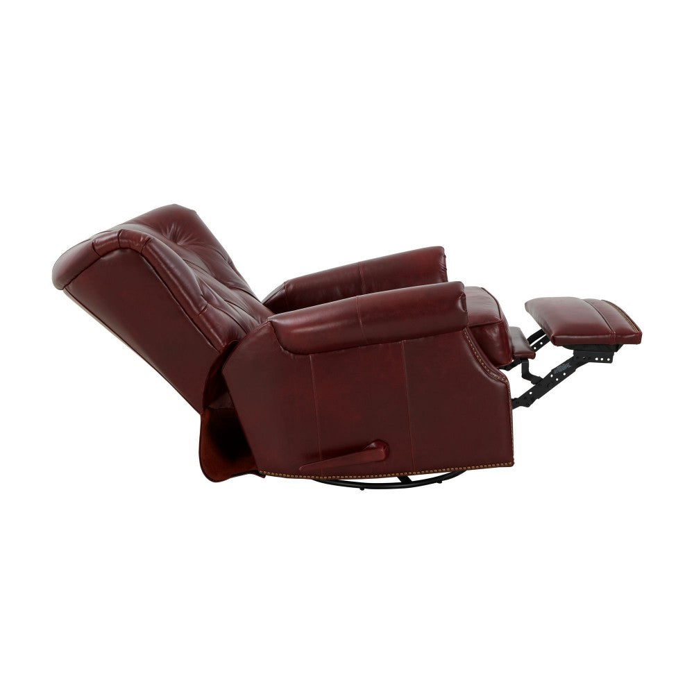 8-1118 Heritage Swivel Glider Recliner, Emerson Sangria