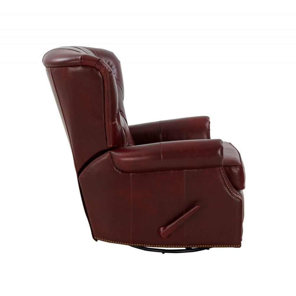 8-1118 Heritage Swivel Glider Recliner, Emerson Sangria