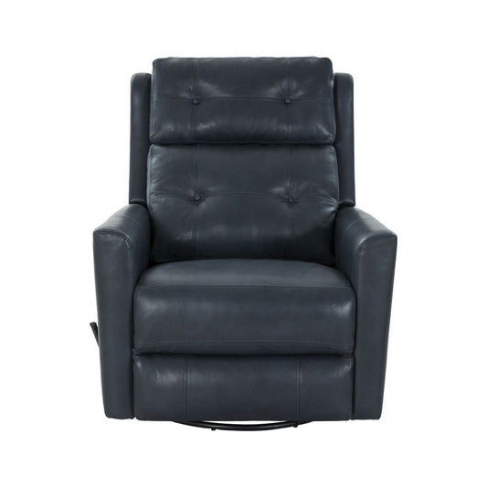 8-1119 Marconi Swivel Glider Recliner, Barone Navy Blue