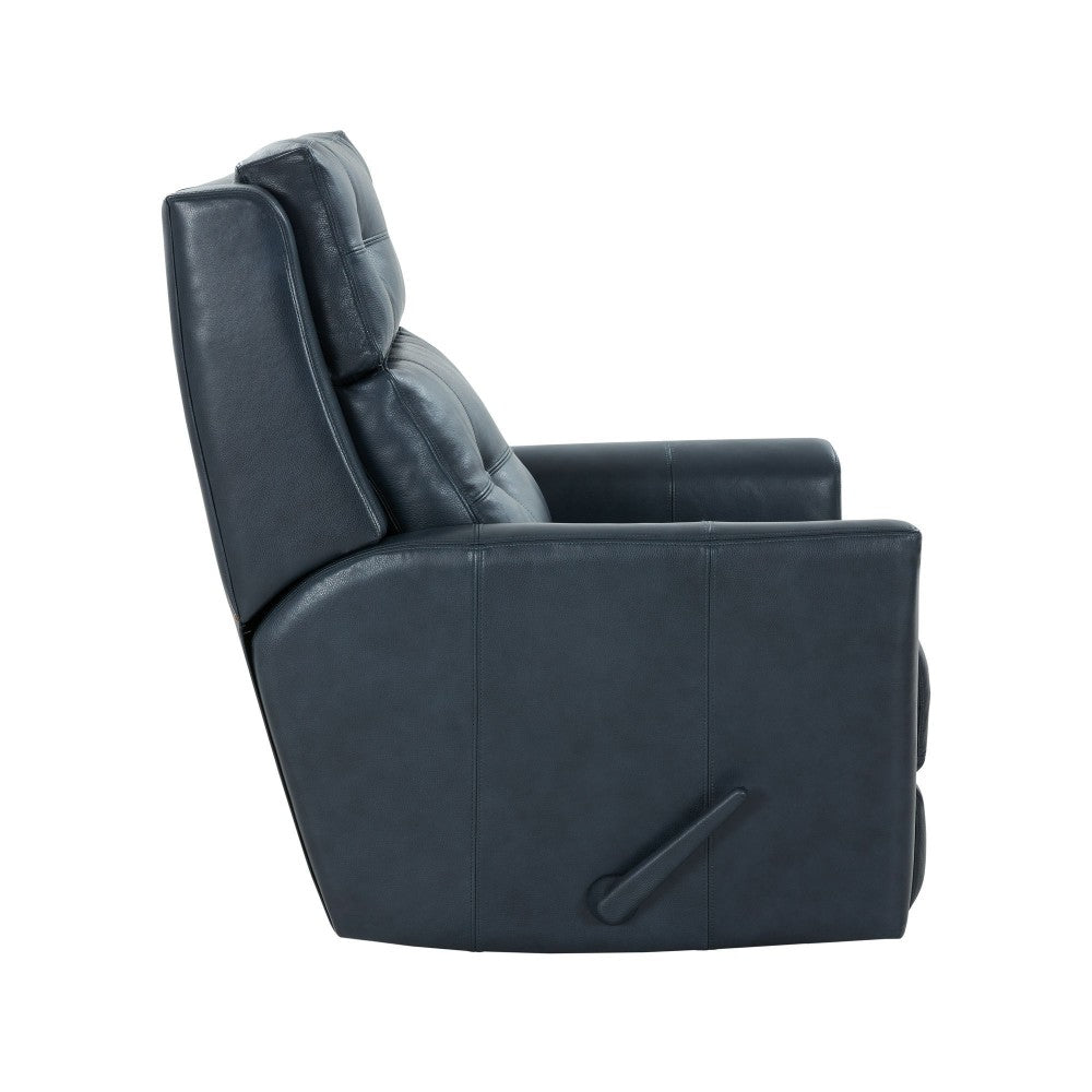 8-1119 Marconi Swivel Glider Recliner, Barone Navy Blue