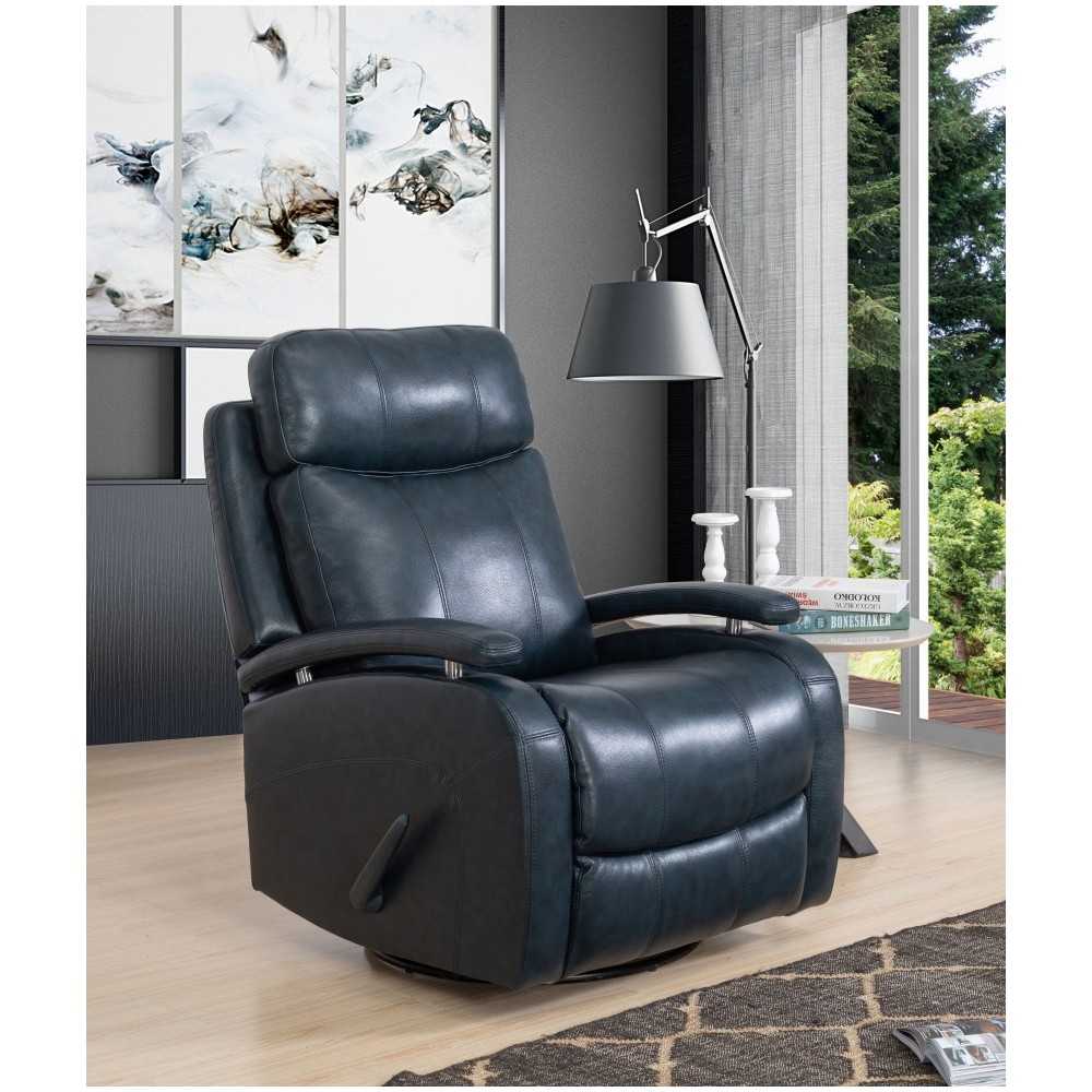 8-3610 Duffy Swivel Glider Recliner, Ryegate Sapphire Blue