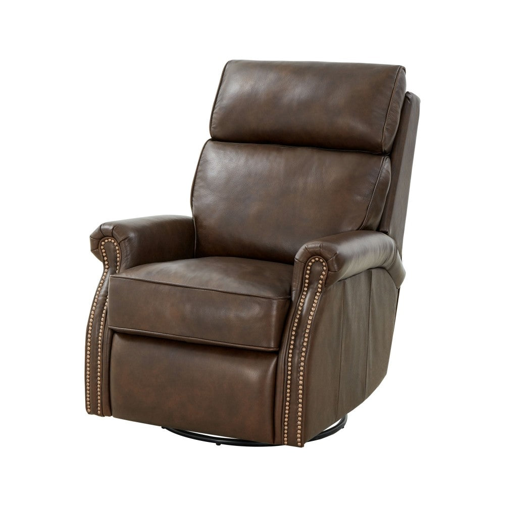 8-4001 Crews Swivel Glider Recliner, Ashford Walnut