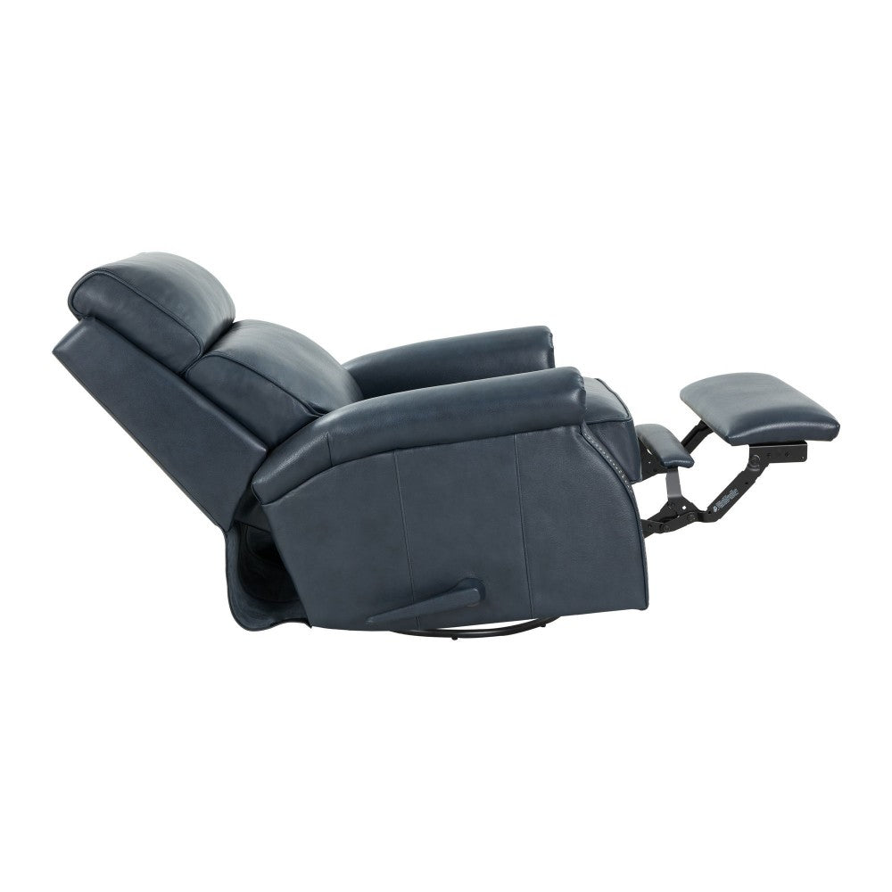 8-4001 Crews Swivel Glider Recliner, Barone Navy Blue