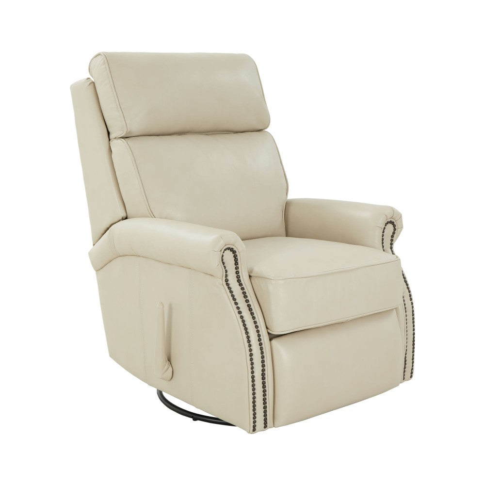 8-4001 Crews Swivel Glider Recliner, Barone Parchment