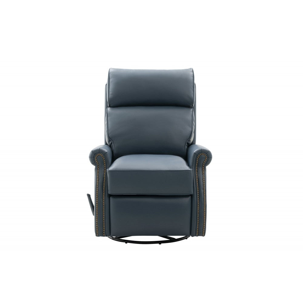 8-4001 Crews Swivel Glider Recliner, Prestin Yale Blue