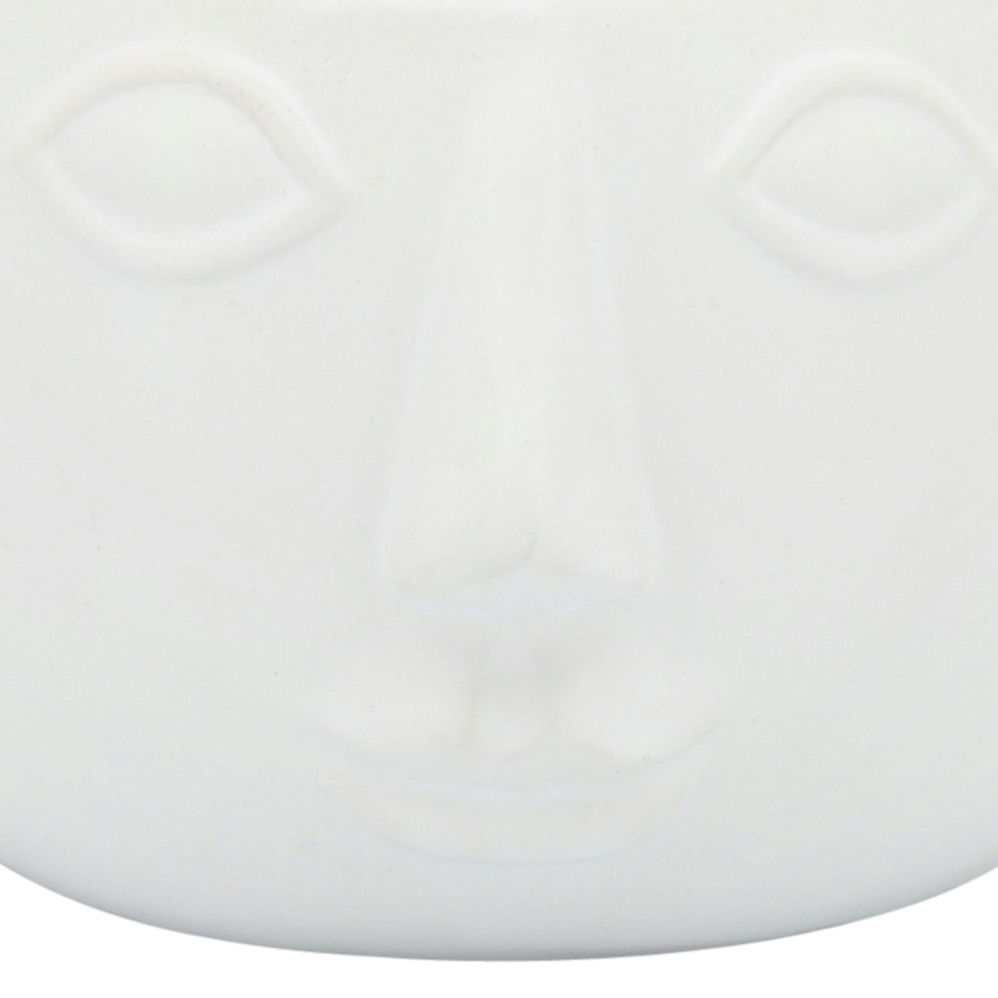 5" Citronella Face Candle, White 10oz