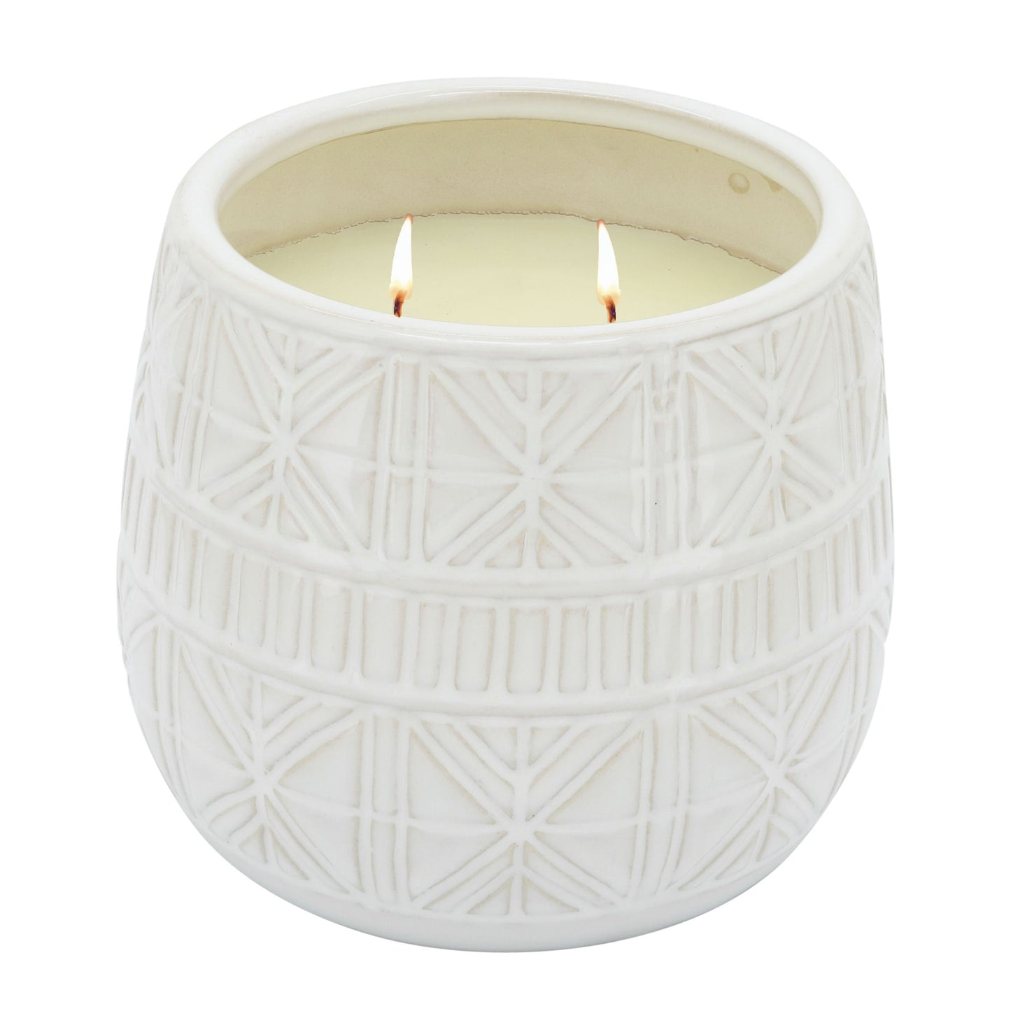 7" Tribal Scented Candle, Beige 28oz