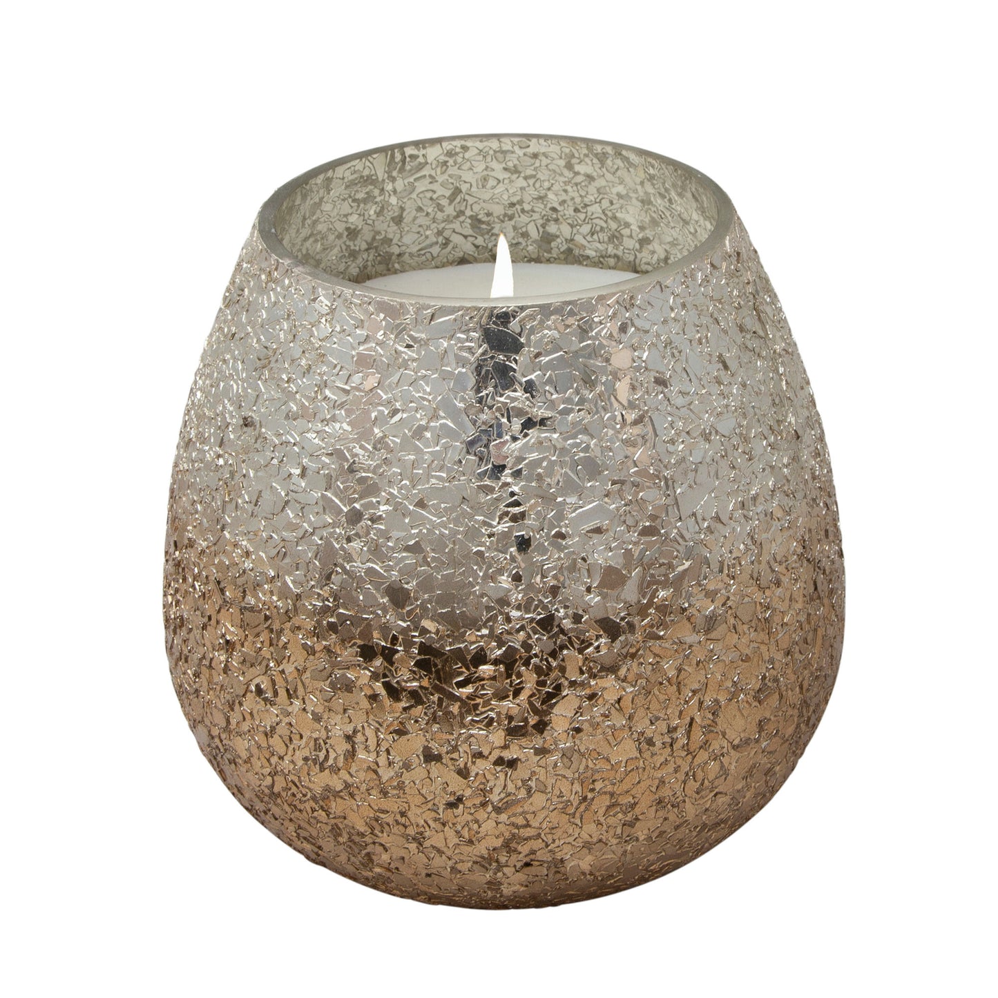 Candle On Ombre Glass By Liv & Skye 42oz