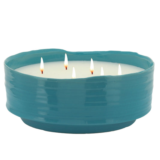 Citronella Candle / Planter 10" Sky 67oz