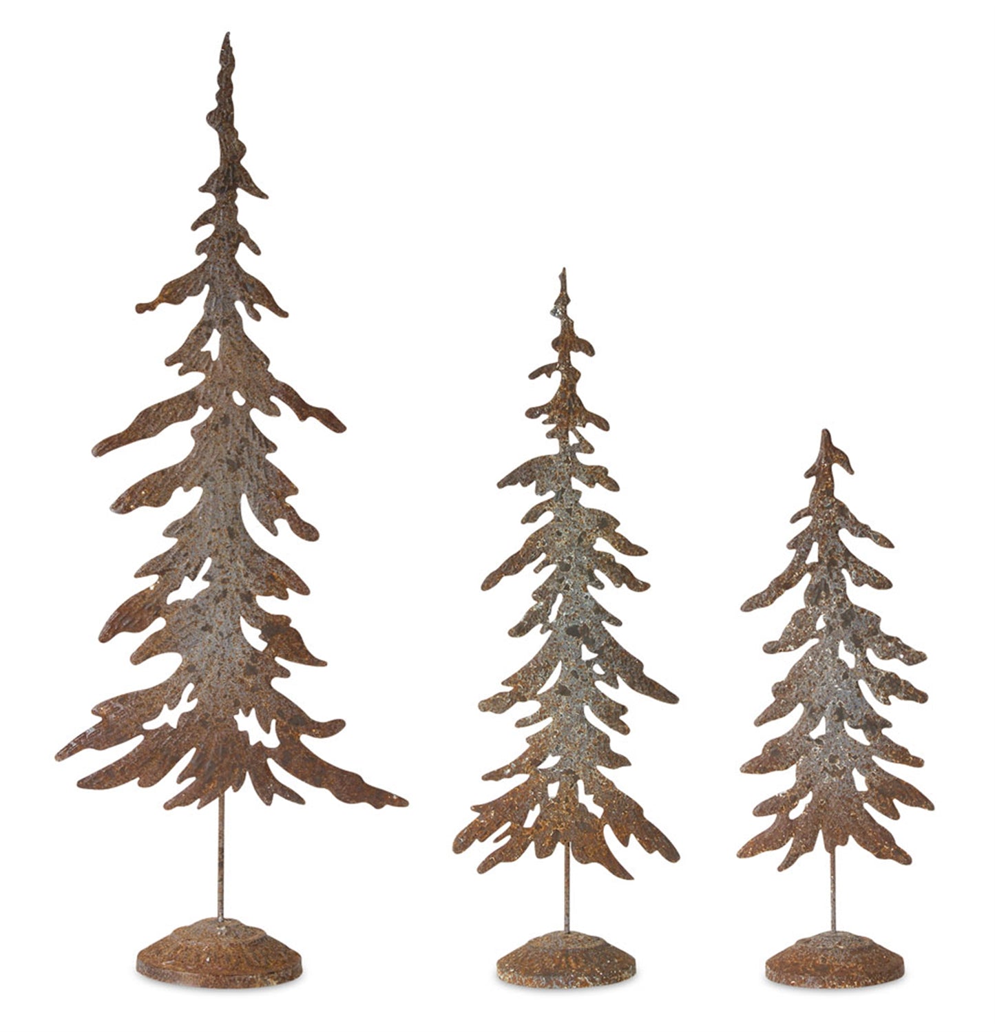 Tree (Set Of 3) 17.5"H, 22.5"H, 29.75"H Metal