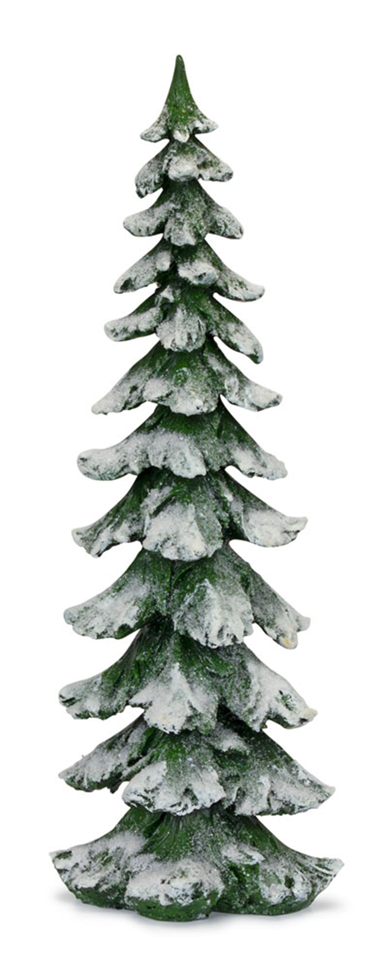 Tree 26"H Resin, Green, White