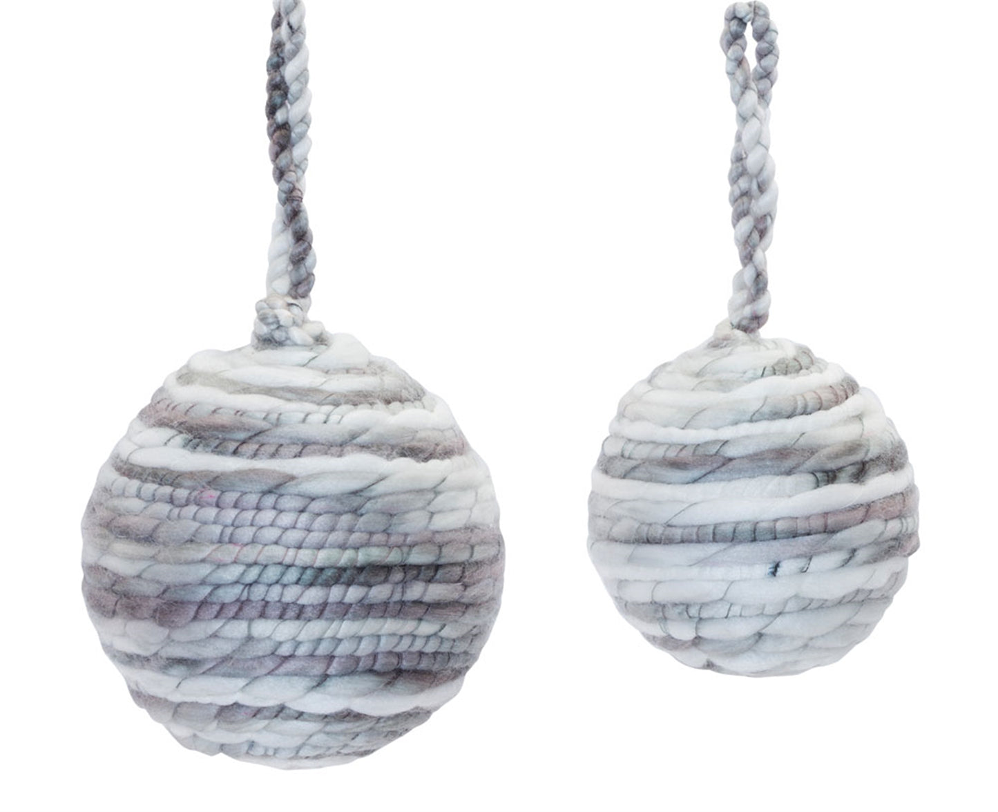 Ornament (Set Of 4) 4"D, 4.5"D Plastic/Polyester