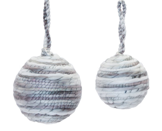 Ornament (Set Of 4) 4"D, 4.5"D Plastic/Polyester