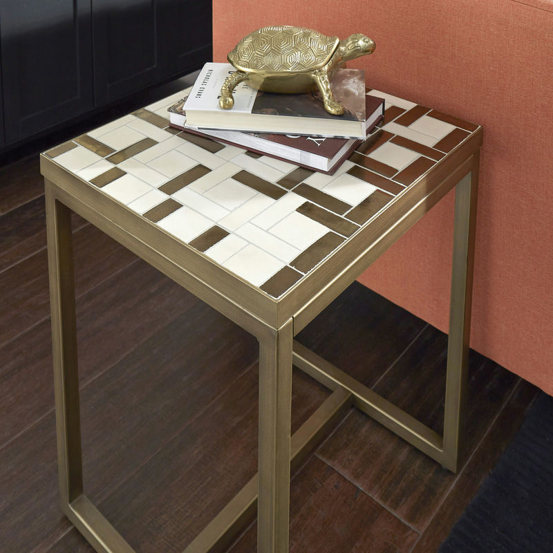 Geometric Ii End Table by homestyles