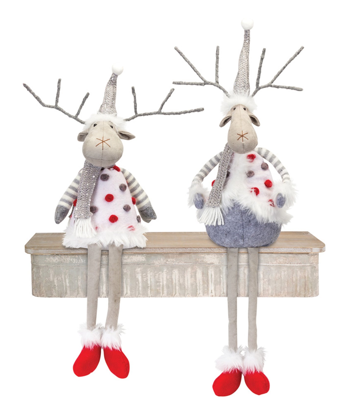 Deer (Set Of 2) 25"H Polyester