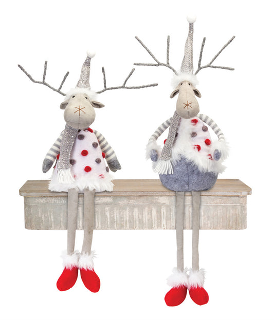 Deer (Set Of 2) 25"H Polyester