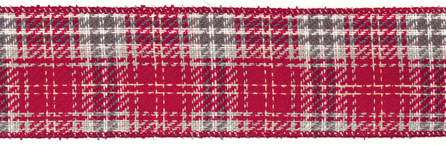 Ribbon 2.5" x 10 Yds. (Set Of 4) Wired Acrylic