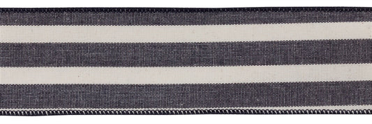 Ribbon 2.5" x 10 Yds. (Set Of 6) Wired Polyester/Cotton