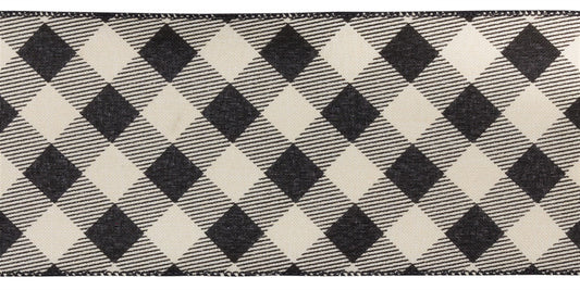 Ribbon 4" x 10 Yds. (Set Of 4) Wired Polyester