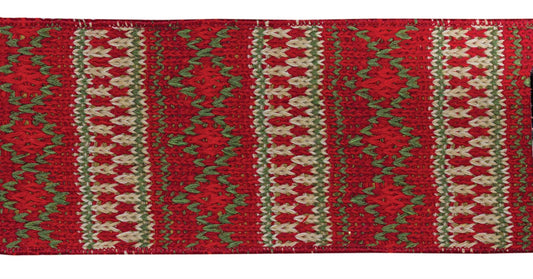 Ribbon 4" x 10 Yds. (Set Of 2) Wired Acrylic, Red