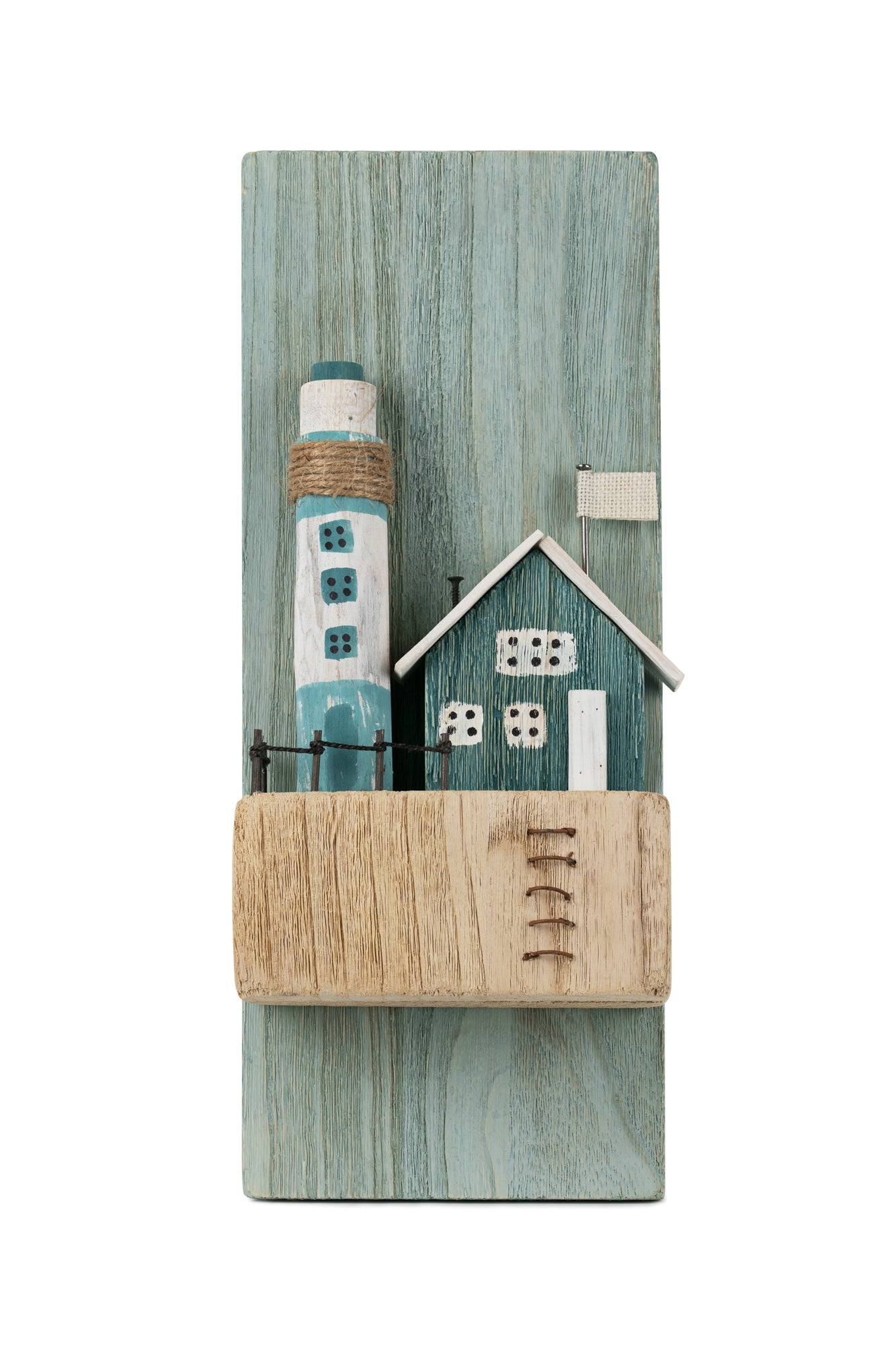Lighthouse Plaque 8"L x 19.75"H Wood