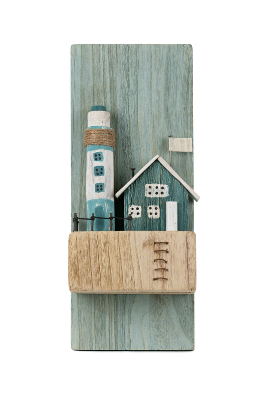 Lighthouse Plaque 8"L x 19.75"H Wood