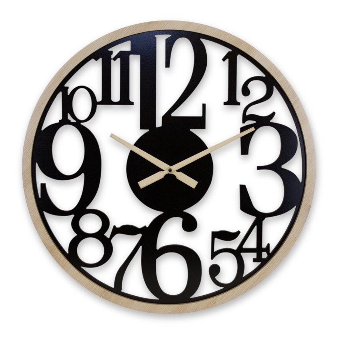 Wall Clock 23.5"D Mdf