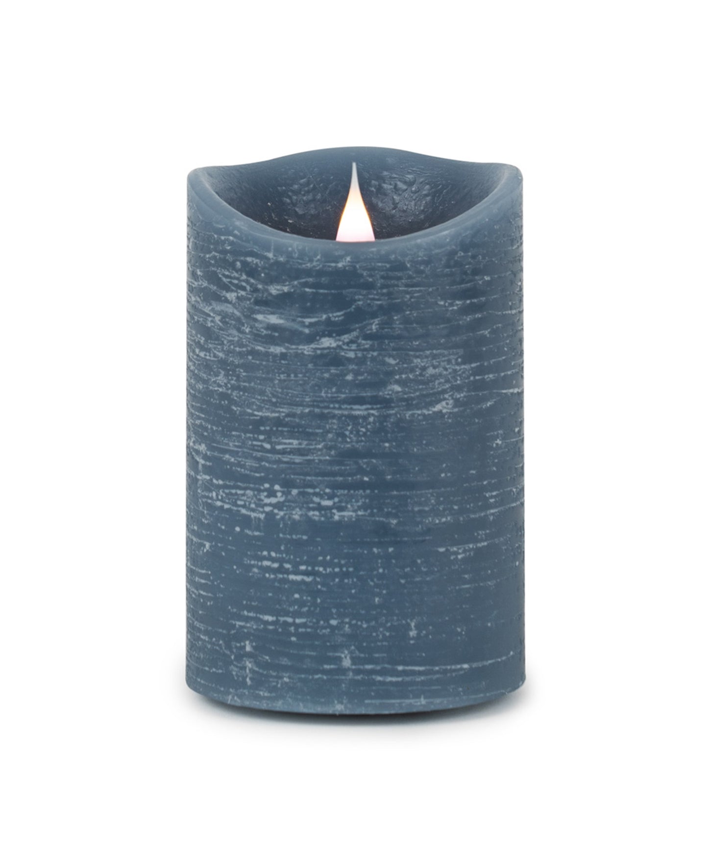 Simplux Led Candle w/ Remote (Set Of 2) 4/8h Timer 5.5" Wax/Plastic, Blue