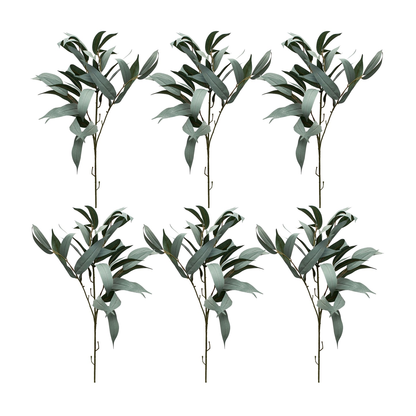 Bamboo Spray (Set Of 6) 30.25"H Polyester