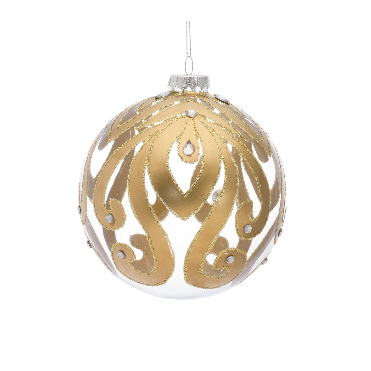 Ornament (Set Of 6) 5.75"H, 7"H Glass