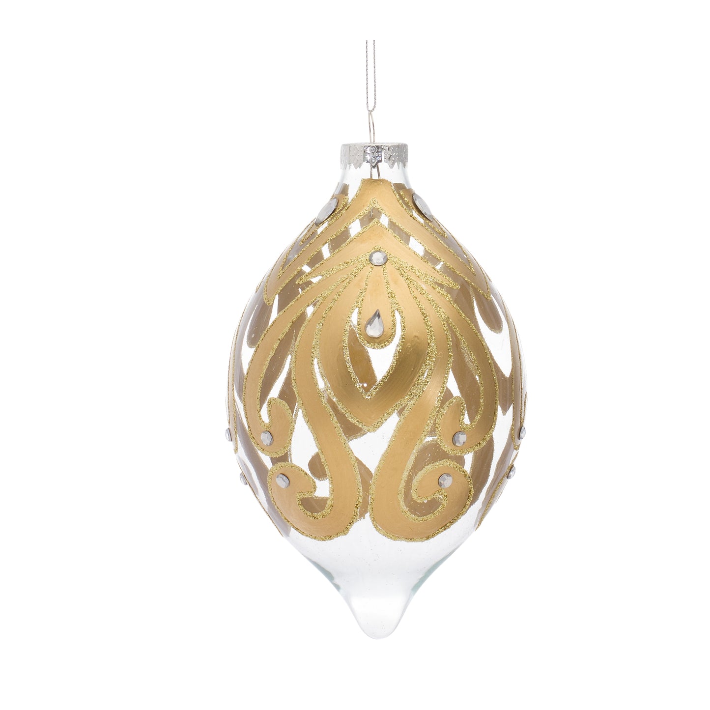Ornament (Set Of 6) 5.75"H, 7"H Glass