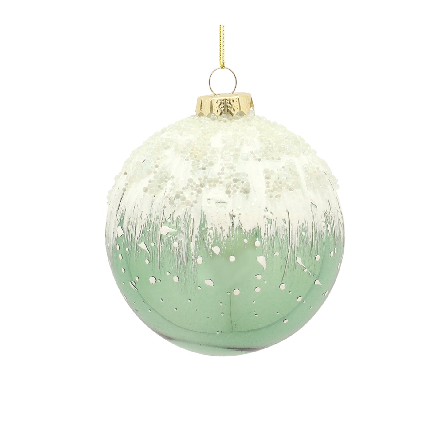Ornament (Set Of 6) 5"H, 5"H, 5.25"H Glass