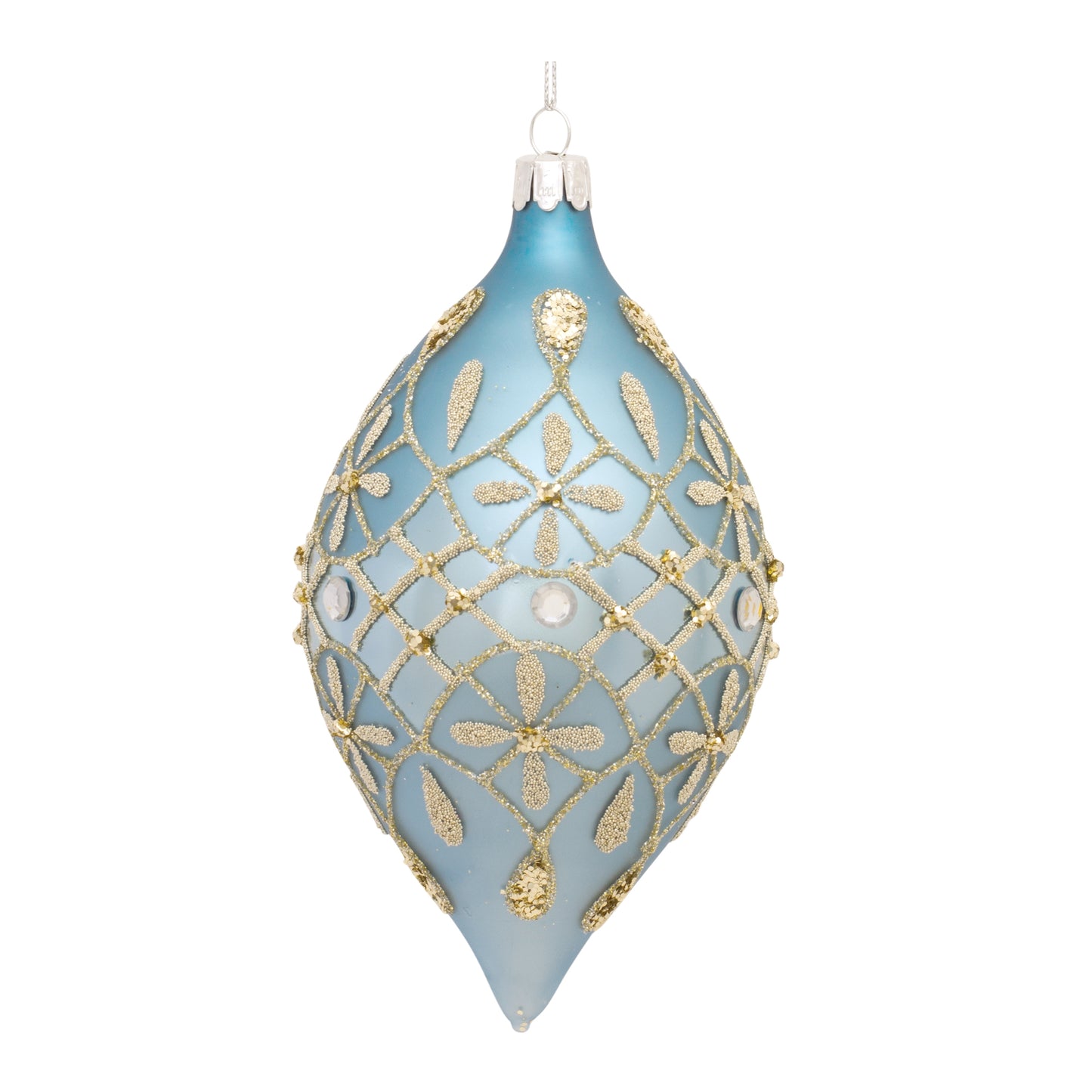 Ornament (Set Of 6) 4.25"H, 4.75"H, 6.5"H Glass