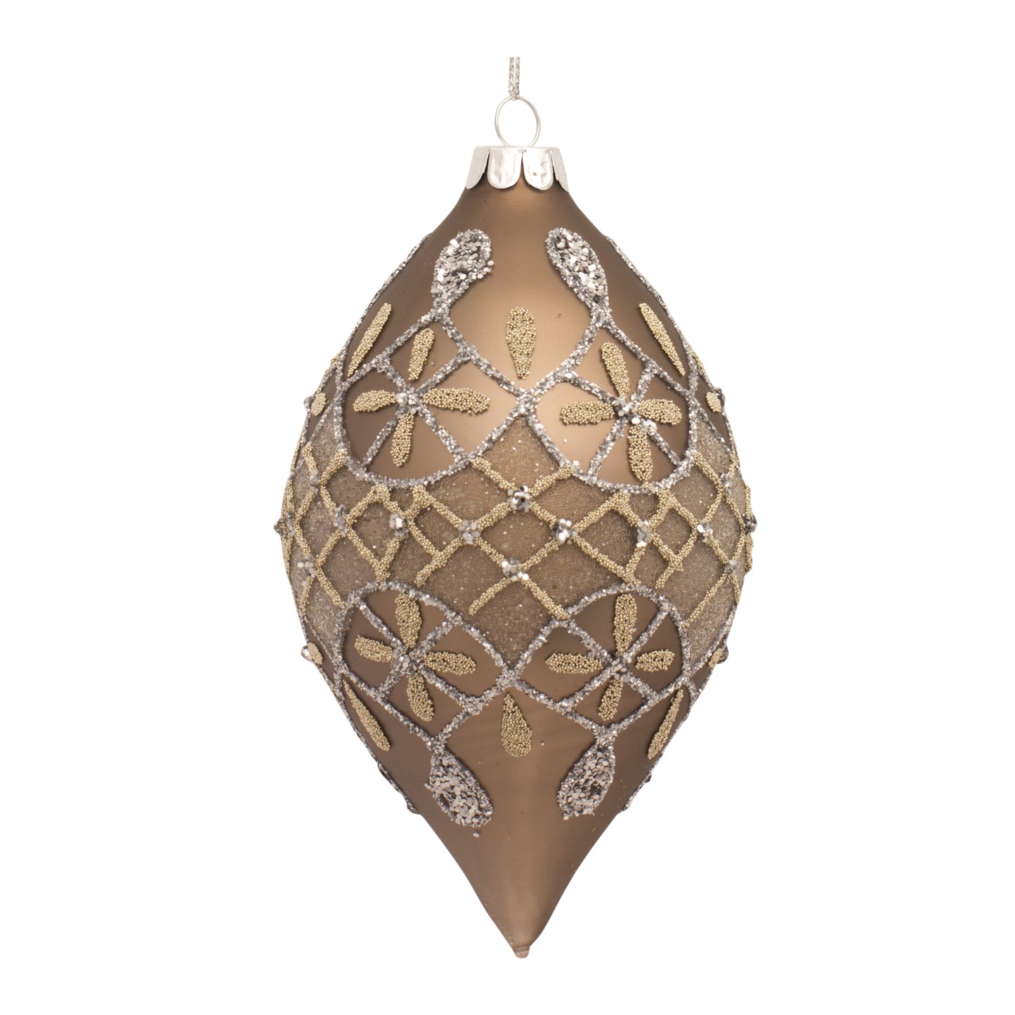 Ornament (Set Of 6) 4.75"H, 6.5"H Glass