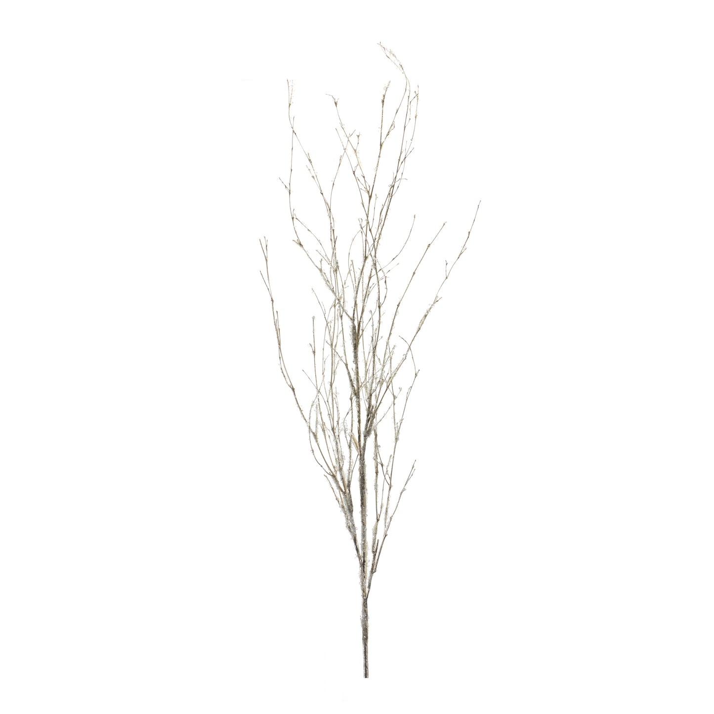 Glitter Branch (Set Of 6) 48"H Bamboo/Plastic, Silver