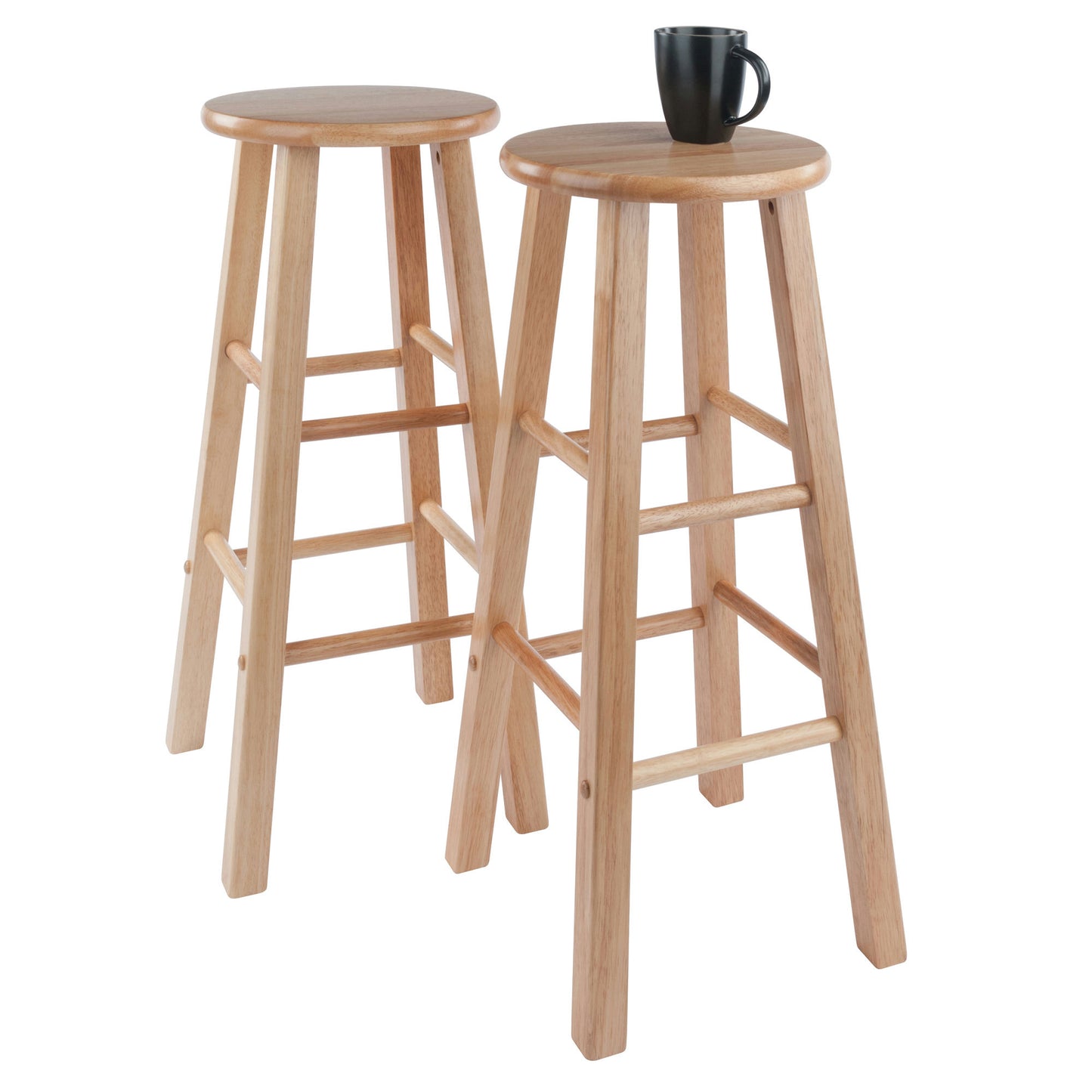 Element 2-Pc Bar Stool Set, Natural